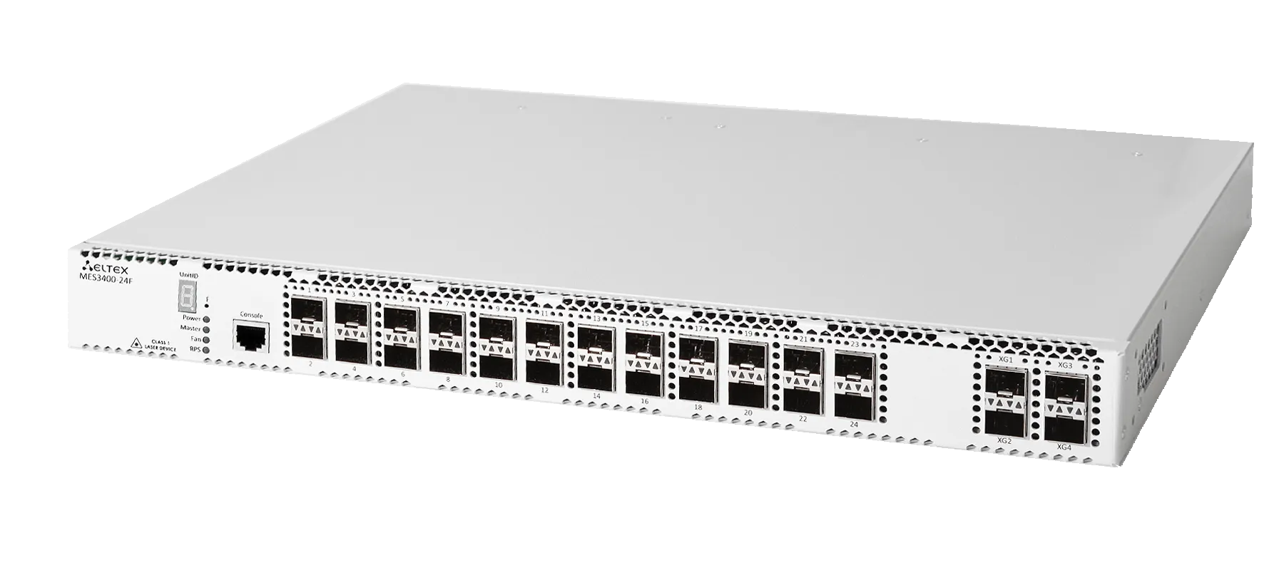 Ethernet-коммутатор MES3400-24F, 24xSFP + 4xSFP+, L3, dual PSU